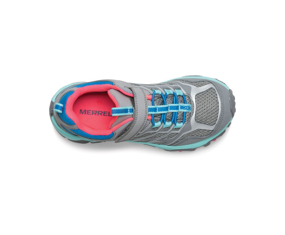 Tenis Criança - Merrell Moab Fst Baixo A/C Waterproof - Cinzentas - JHG798650